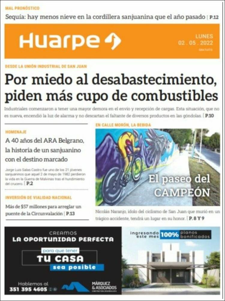 Portada de Huarpe (Argentina)