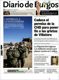 Portada de Diario de Burgos (Espagne)