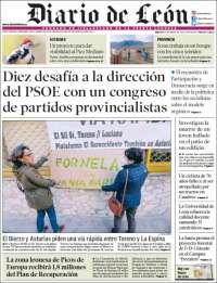 Portada de Diario de León (Espagne)