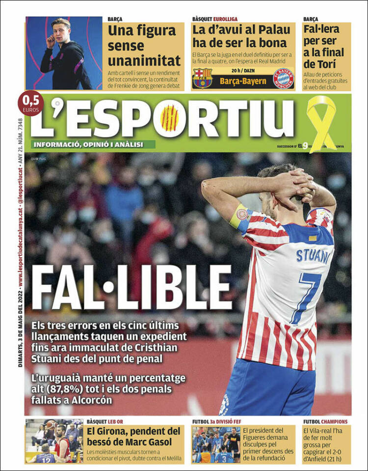 Portada de L'Esportiu : Girona (España)