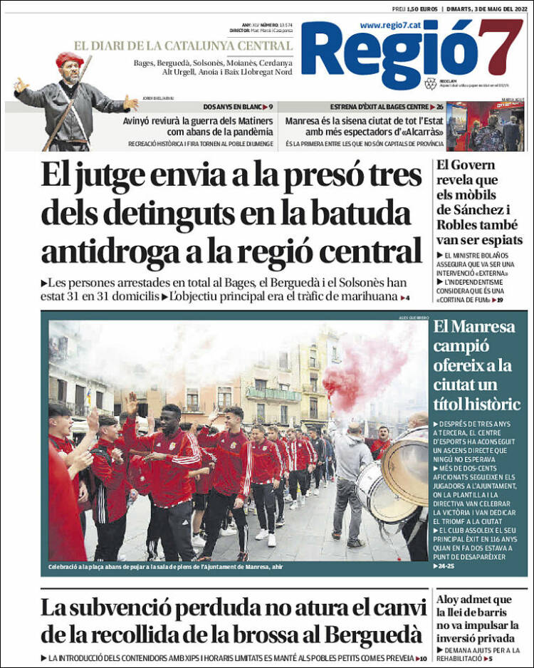 Portada de Regio7 (España)