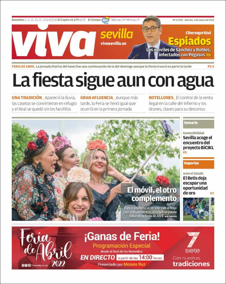 Portada de Viva Sevilla (Espagne)