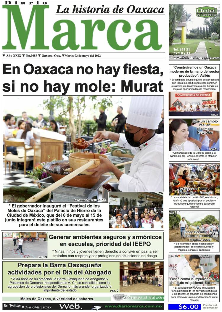 Portada de Diario Marca (México)