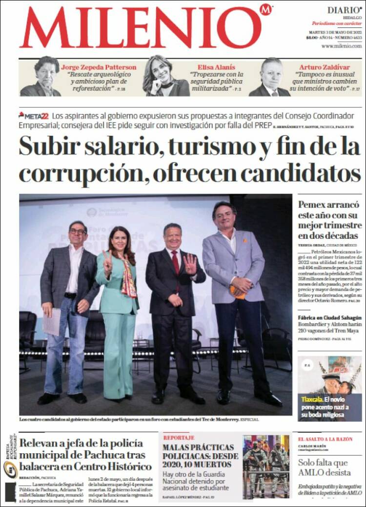 Portada de Milenio de Hidalgo (México)