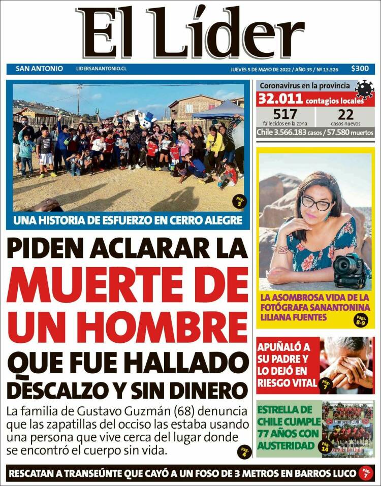 Portada de Lider de San Antonio (Chile)