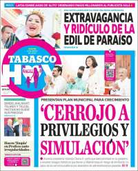 Portada de Tabasco Hoy (México)