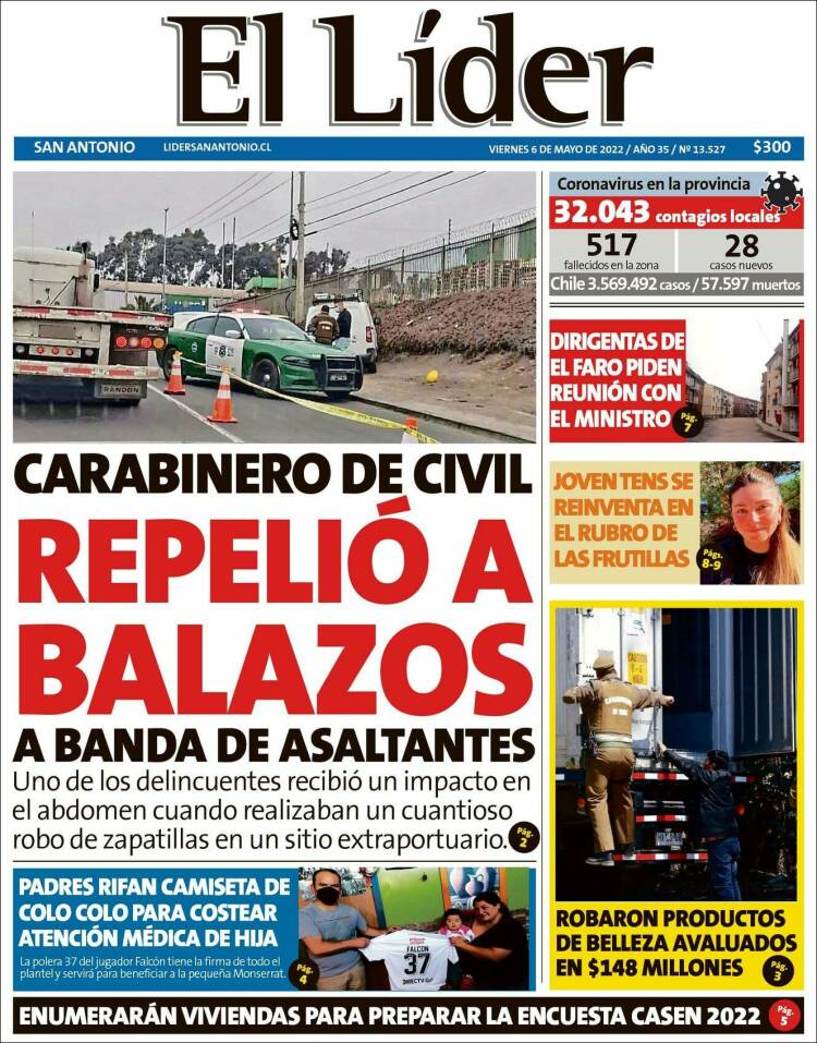 Portada de Lider de San Antonio (Chile)