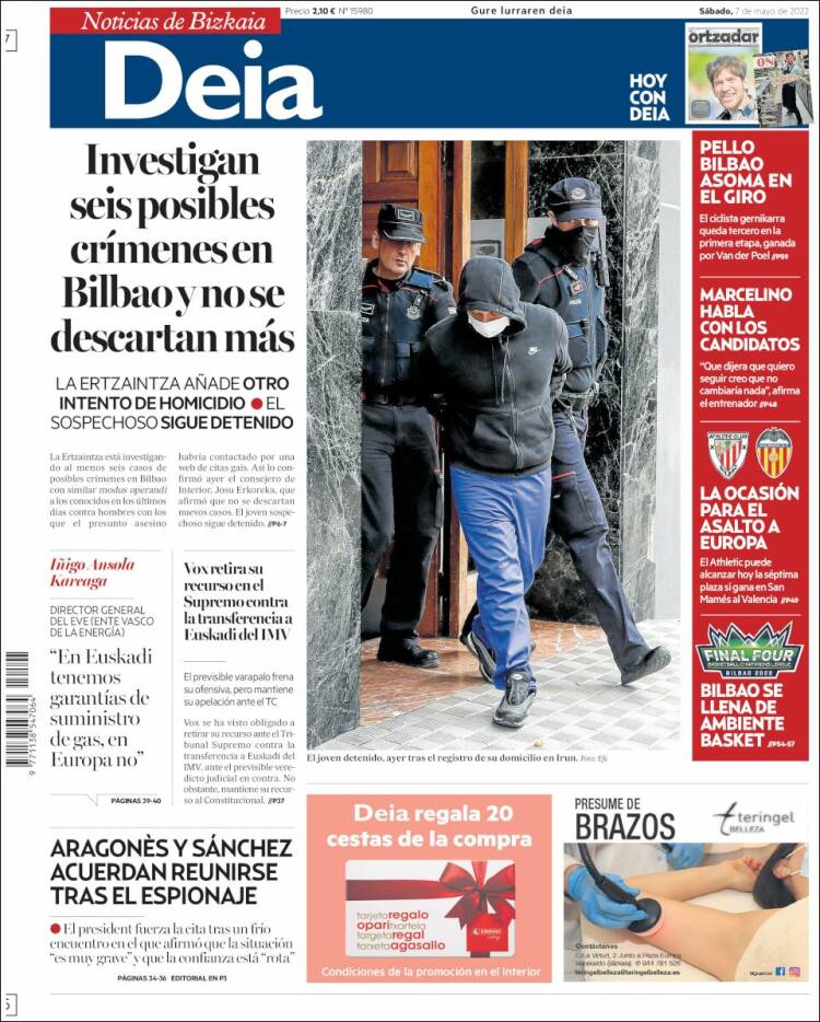 Portada de Deia (España)