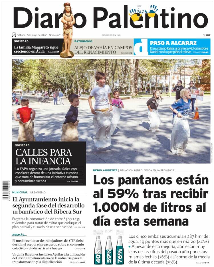 Portada de Diario Palentino (España)