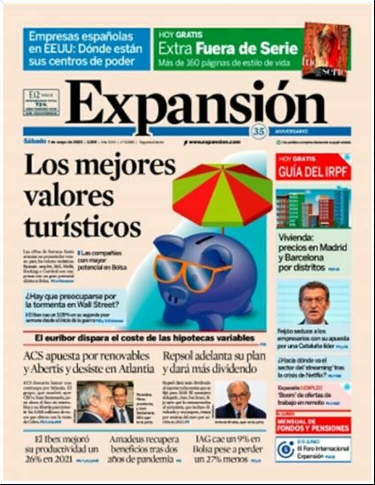 Portada de Expansión (Espa&ntilde;a)