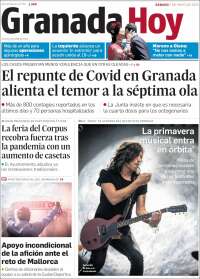 Portada de Granada Hoy (España)