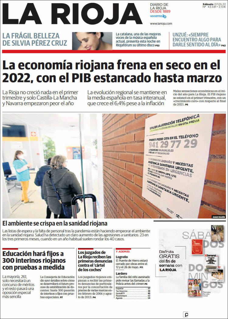 Portada de La Rioja (España)