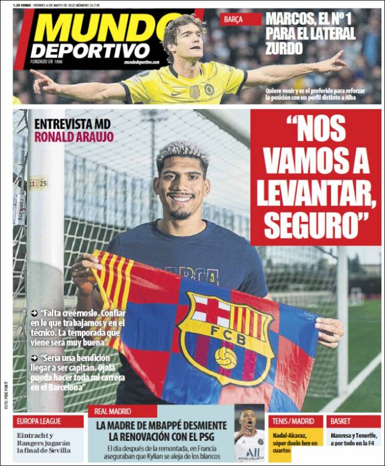 Portada de El Mundo Deportivo (España)