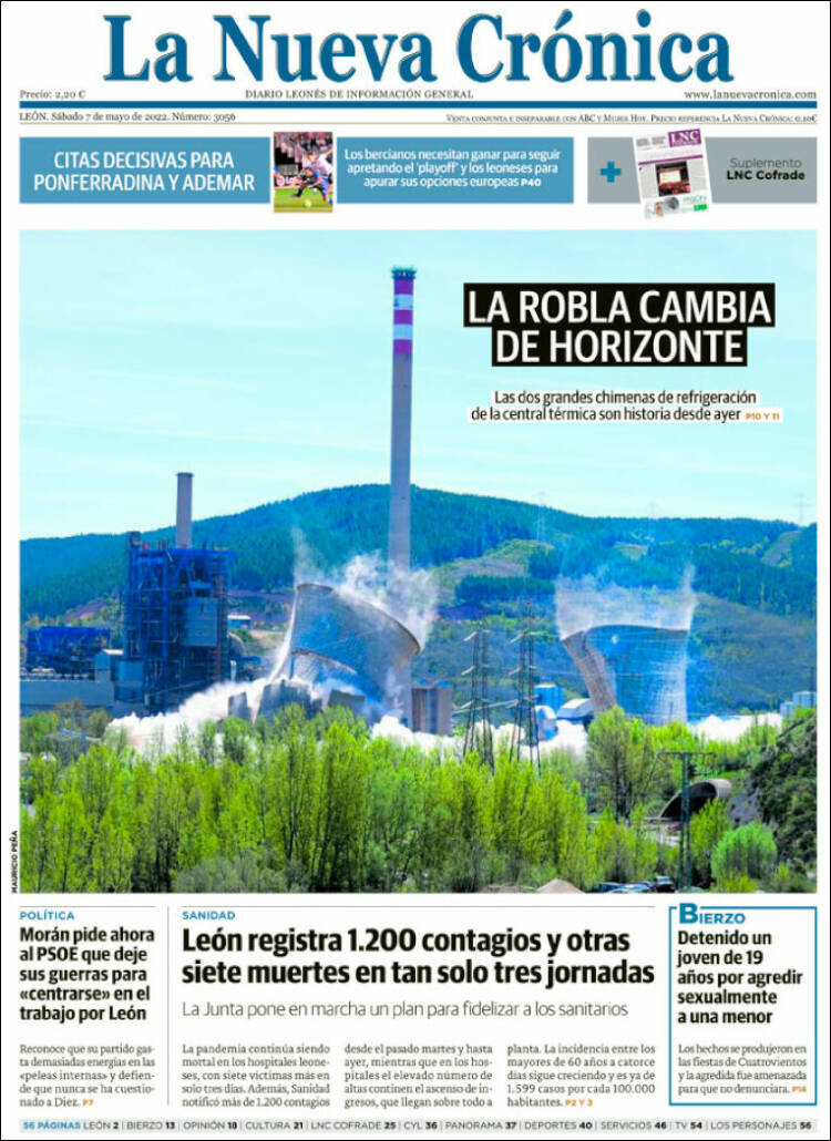Portada de La Nueva Crónica (España)