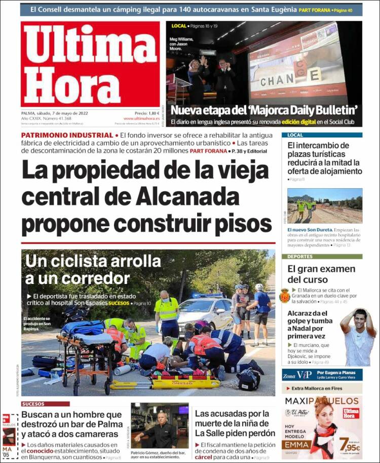 Portada de Última Hora (España)
