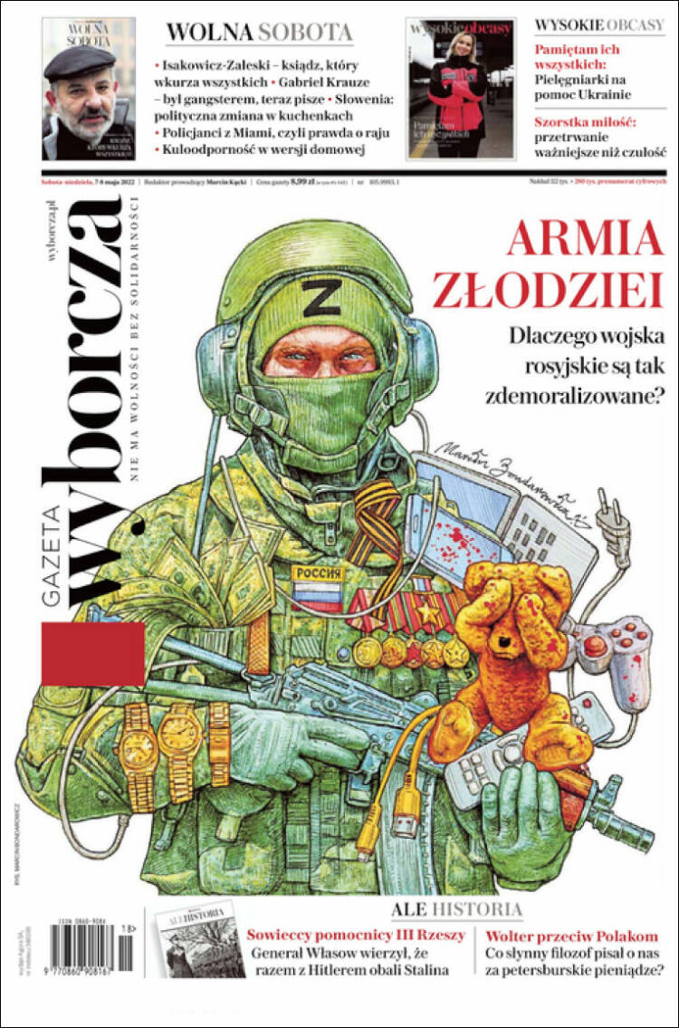 Portada de Gazeta Wyborcza (Polonia)