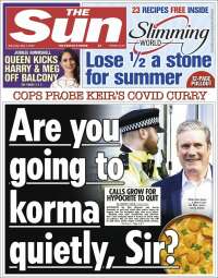 Portada de The Sun (United Kingdom)