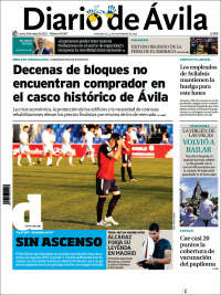 Portada de Diario de Ávila (España)