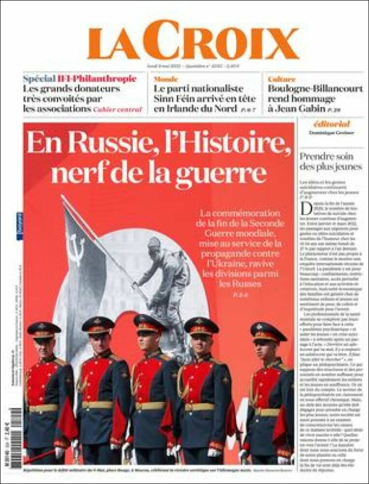 Portada de La Croix (Francia)