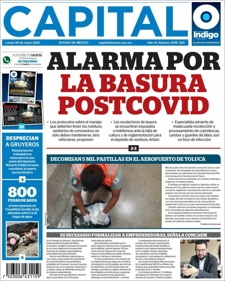 Portada de Capital México (M&eacute;xico)