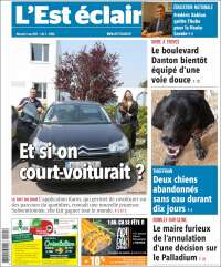 Portada de L'Est Eclair (Francia)