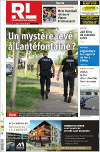 Portada de Le Republicain Lorrain (Francia)