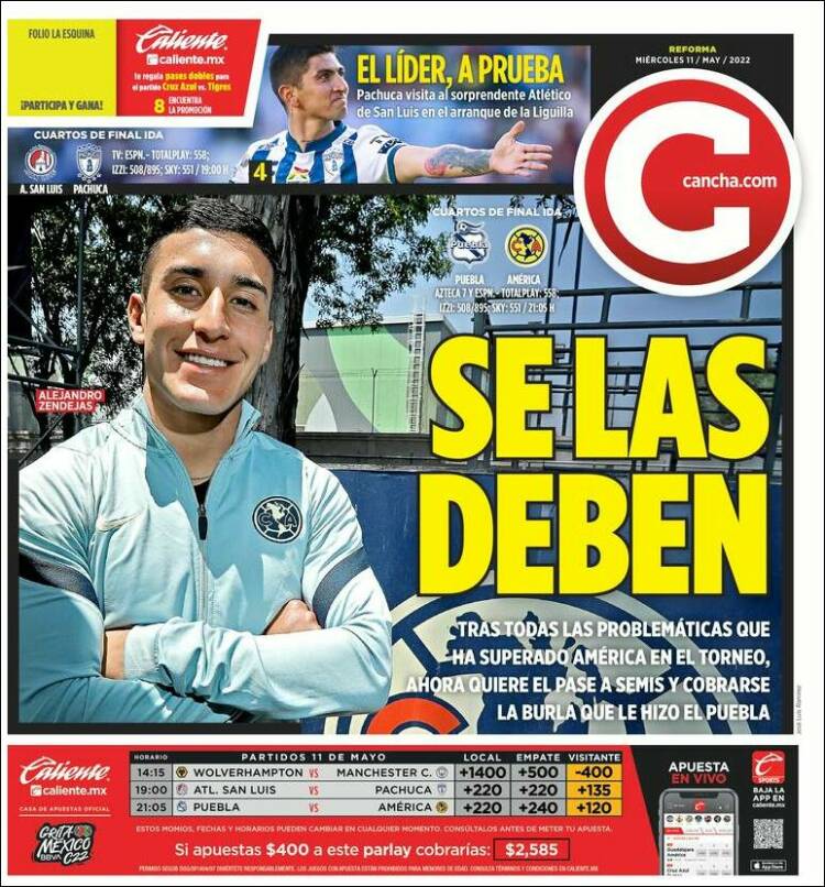 Portada de Cancha (M&eacute;xico)