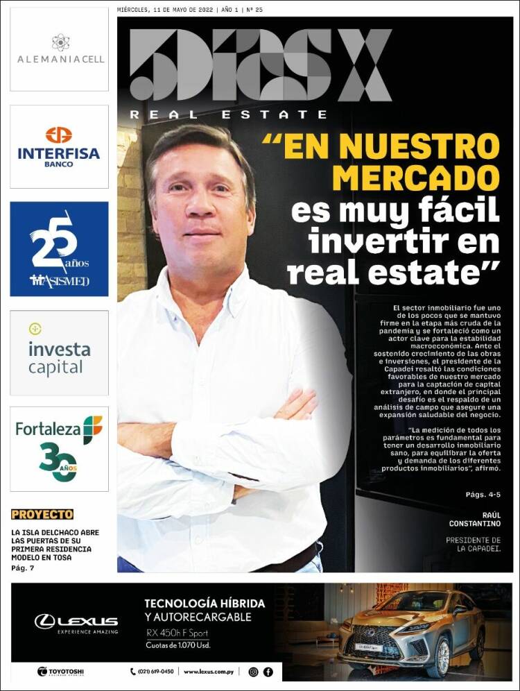 Portada de 5 Días (Paraguay)