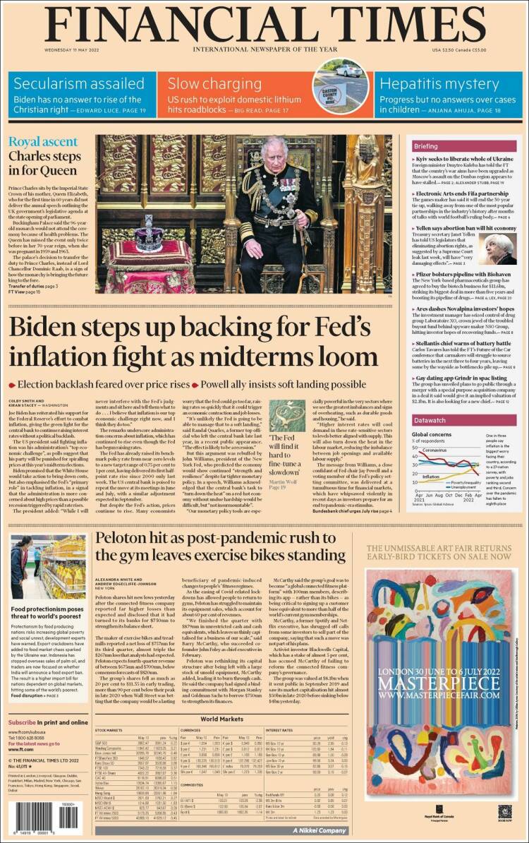 Portada de Financial Times - USA (USA)