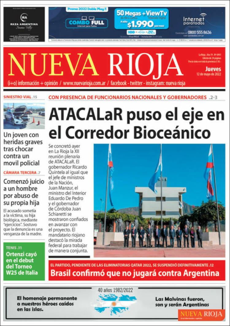 Portada de Nueva Rioja (Argentina)