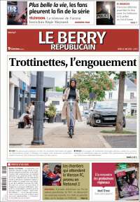 Portada de Berry Republicain (Francia)