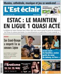 Portada de L'Est Eclair (Francia)