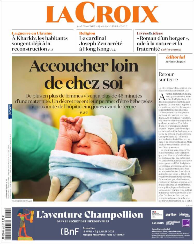 Portada de La Croix (France)