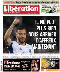 Portada de Libération Champagne (Francia)