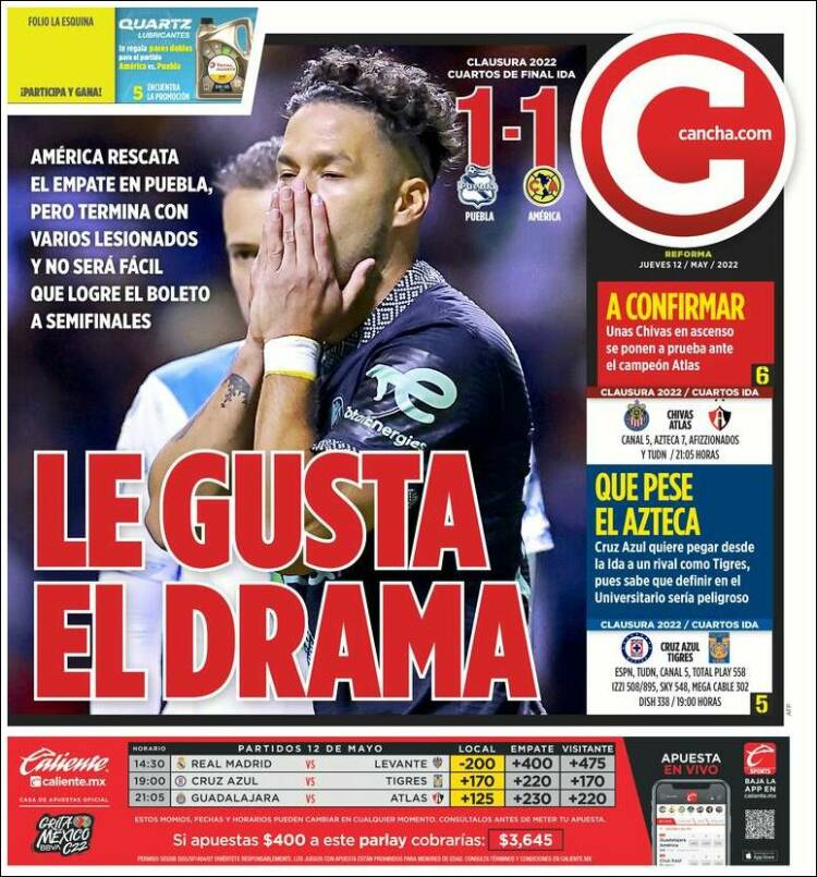 Portada de Cancha (México)