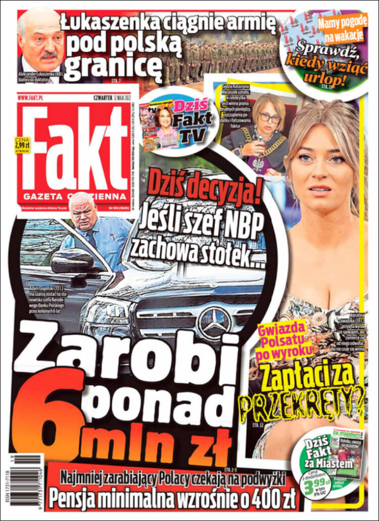 Portada de Fakt (Polonia)