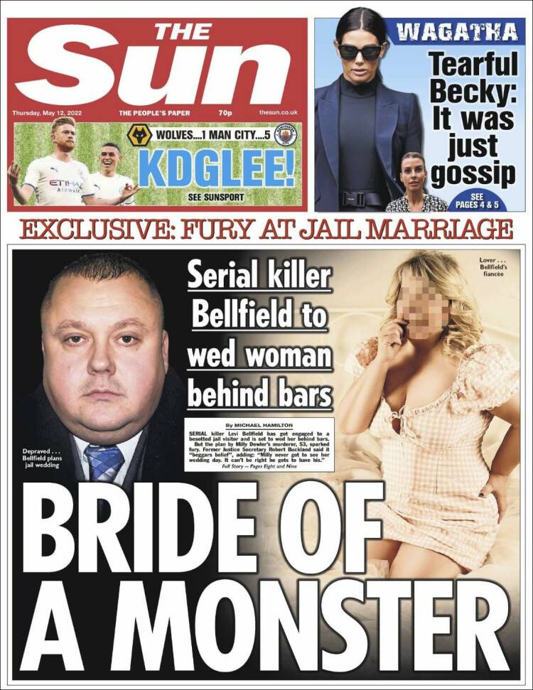 Portada de The Sun (Reino Unido)