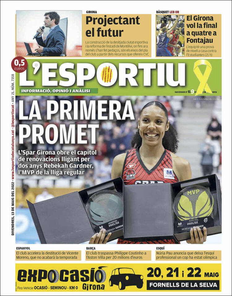 Portada de L'Esportiu : Girona (Espa&ntilde;a)