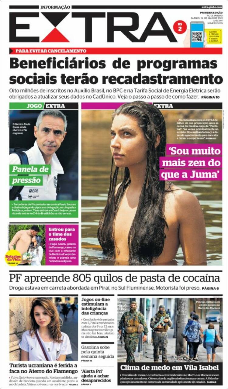 Portada de Extra (Brasil)