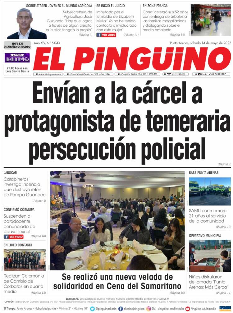 Portada de El Pingüino (Chile)