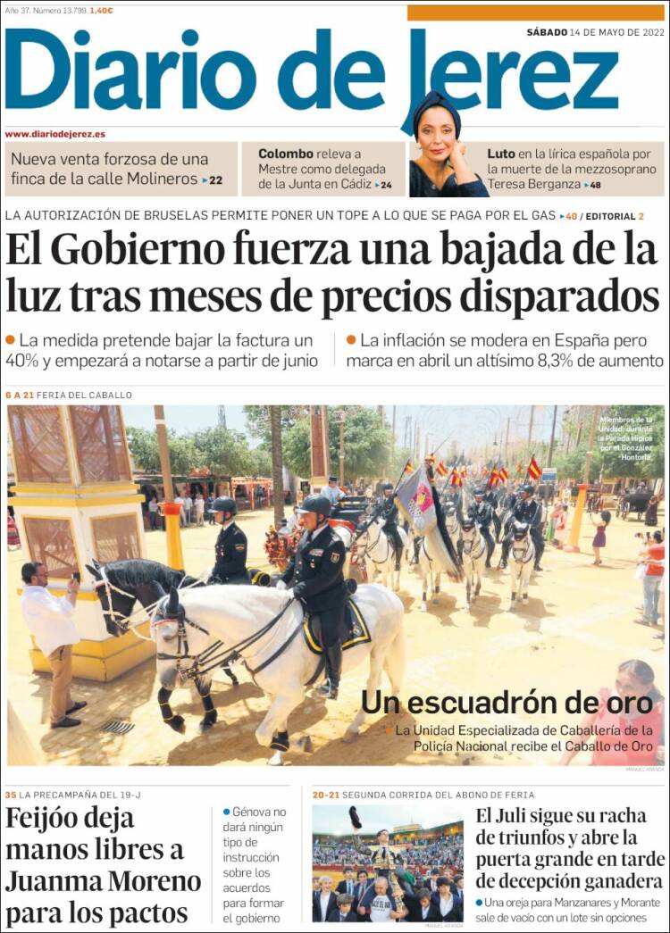 Portada de Diario de Jerez (España)