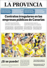 Portada de La Provincia (España)