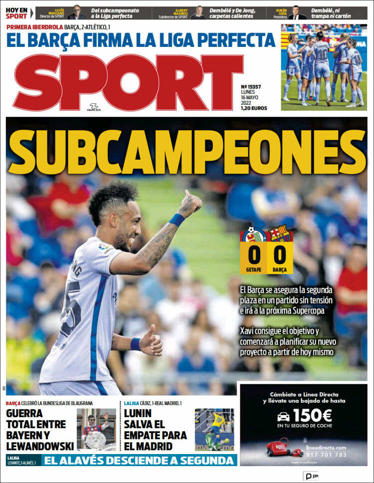 Portada de Sport (España)