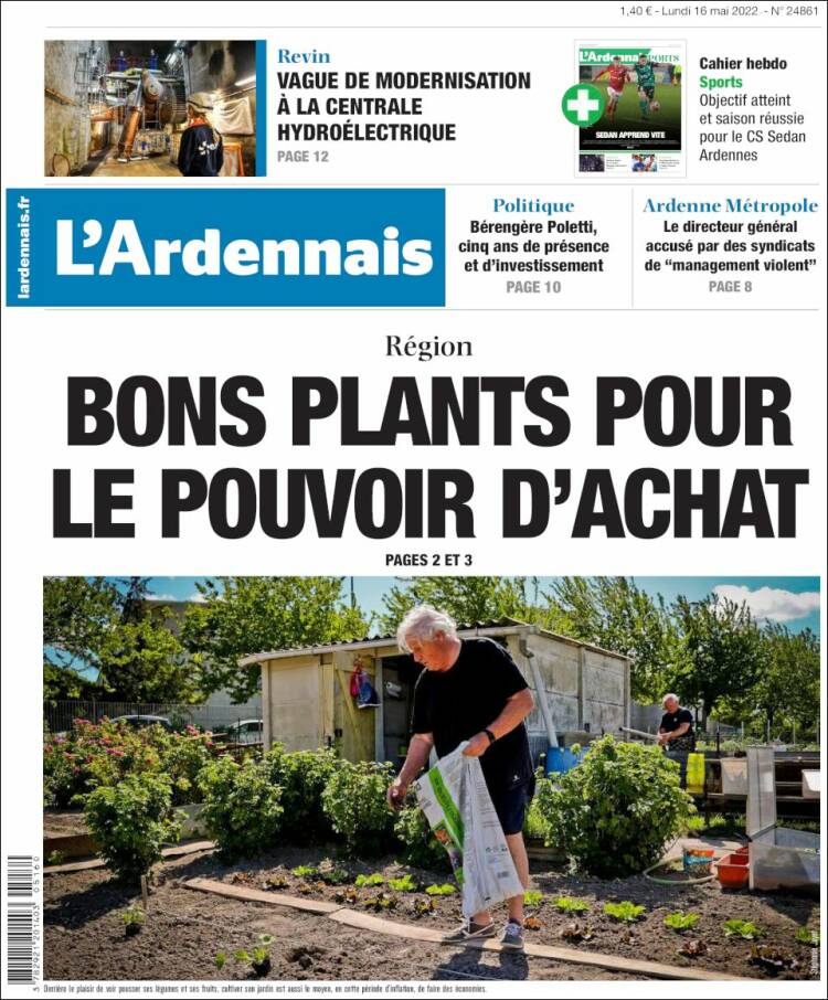 Portada de L'Ardenais (Francia)