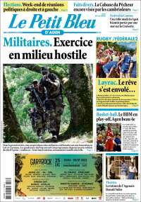 Portada de Le Petit Bleu (France)