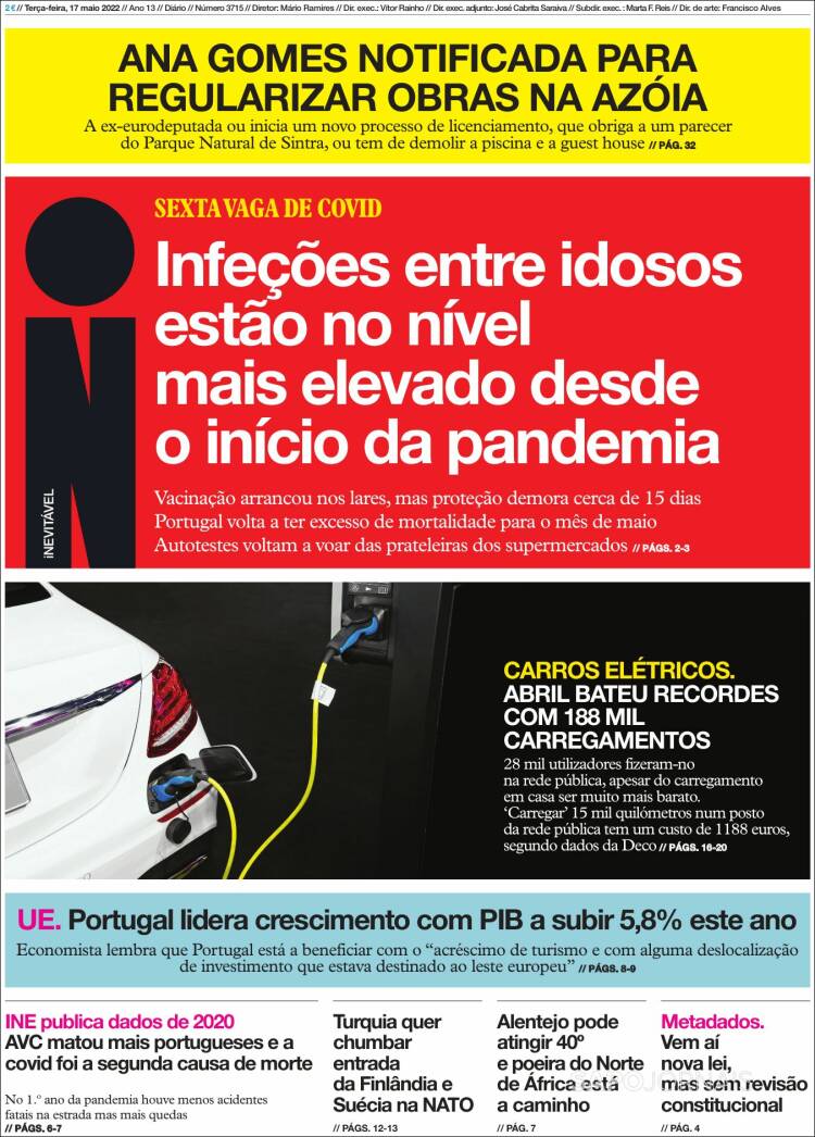 Portada de I - informação (Portugal)