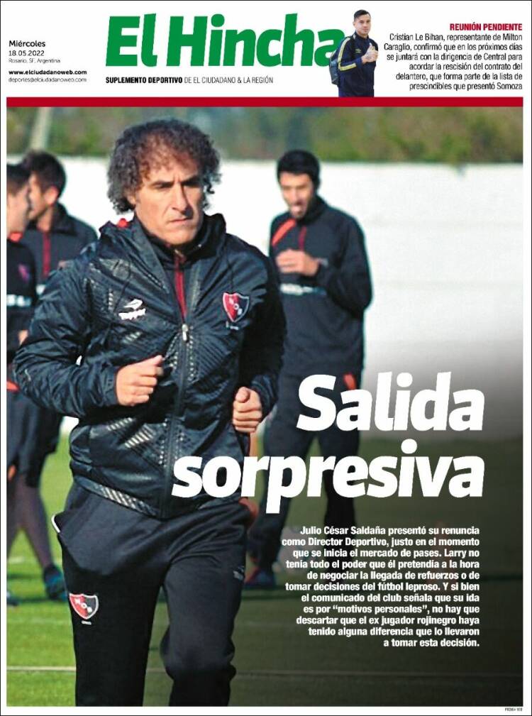 Portada de El Hincha (Argentina)