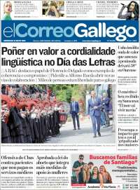 Portada de El Correo Gallego (Spain)