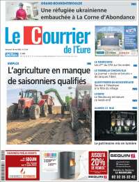 Portada de Le Courrier de l'Ouest (Francia)