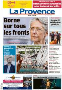 Portada de La Provence (Francia)